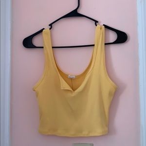 Yellow Garage Tank